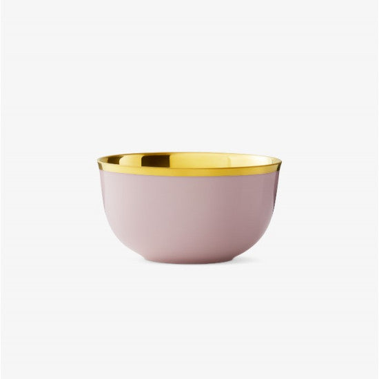 Augarten Champagne Bowl miska růžová se zlacením