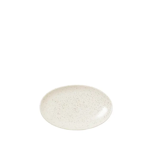 Broste Copenhagen Nordic Vanilla Plate oválný talíř
