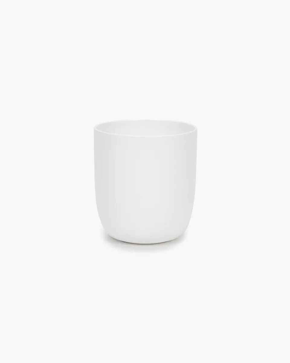 Serax Base šálek na čaj bez ucha bílý porcelán