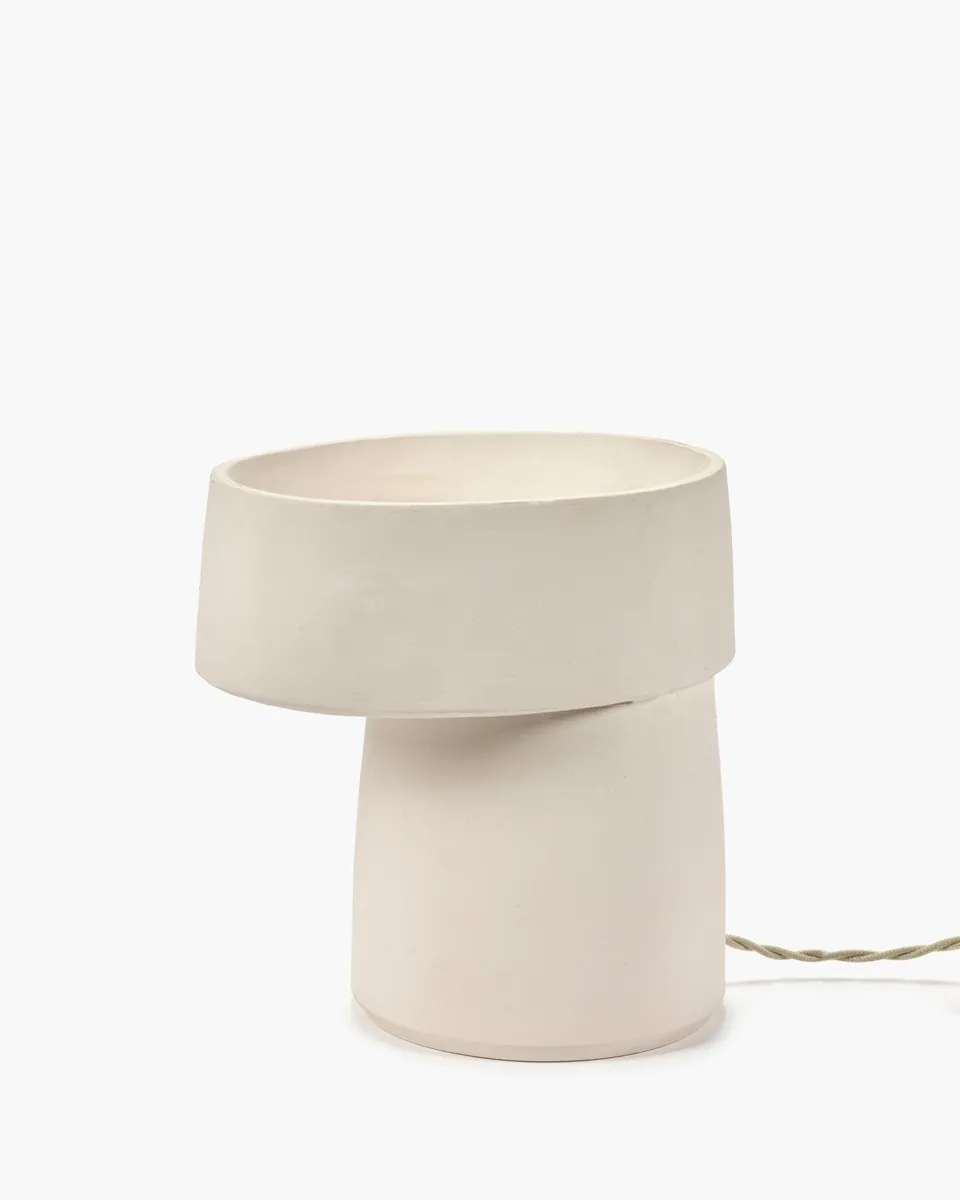 Serax Romé stolní lampa bílá keramická