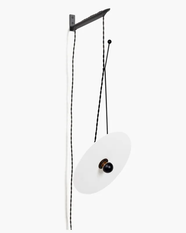 Serax Luna L2 nástěnná lampa černobílá