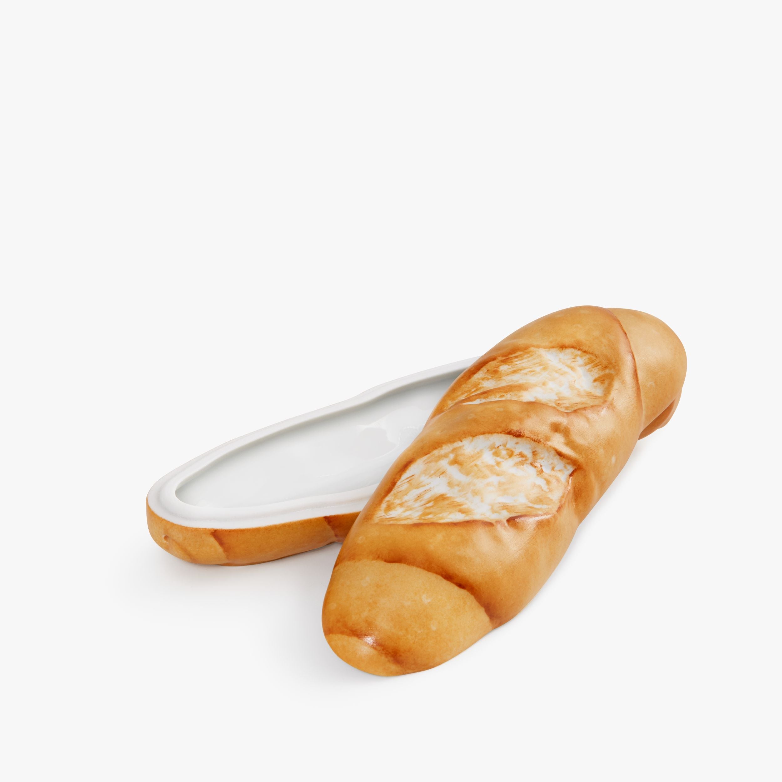 Augarten Baguette Box porcelánová dóza hnědá