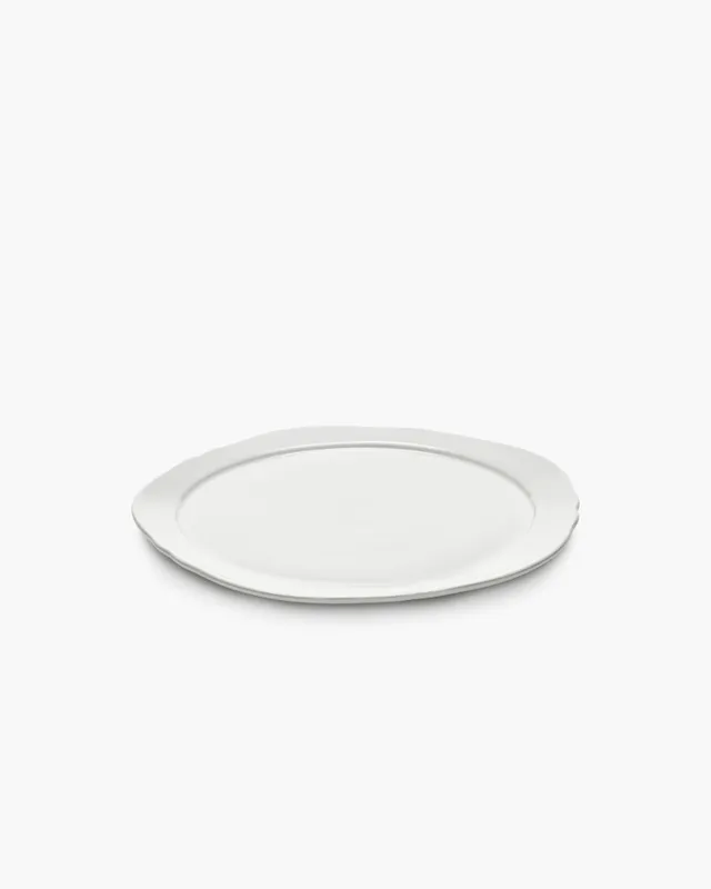 Serax Silhouette 02 jídelní talíř bílý porcelán