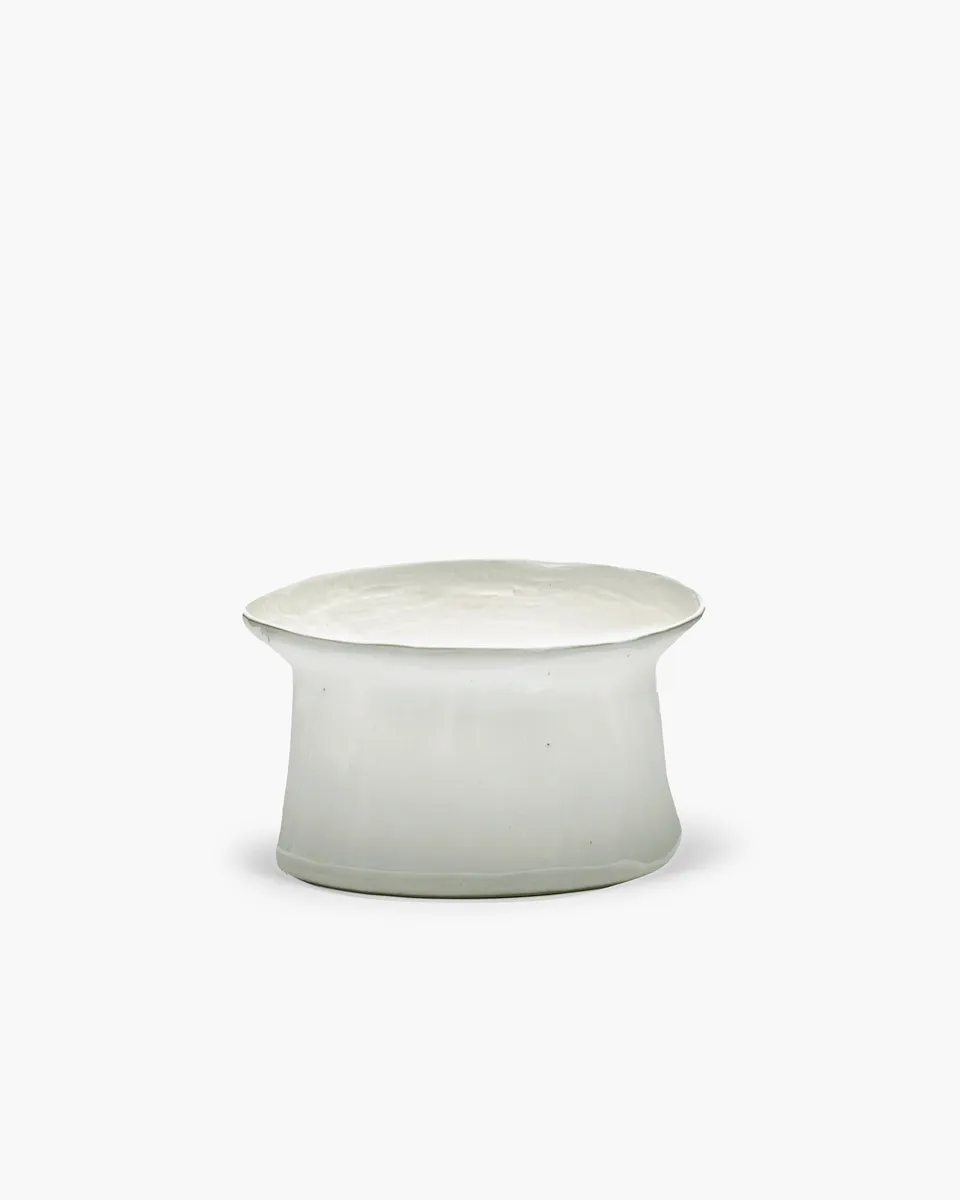 Serax La Mère Deep plate large on foot hluboký talíř off-white