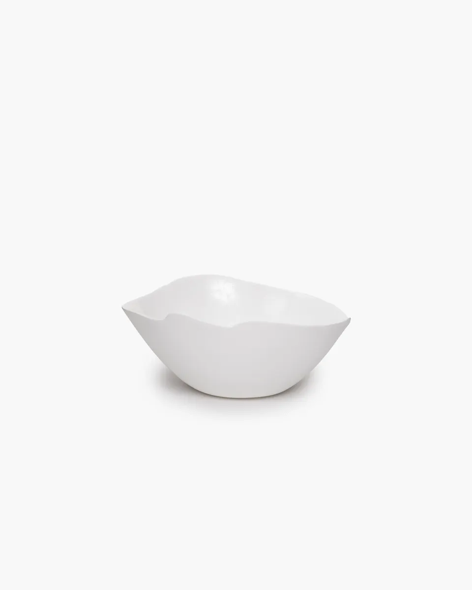 Serax Perfect Imperfection Shanti salátová mísa bílá porcelán