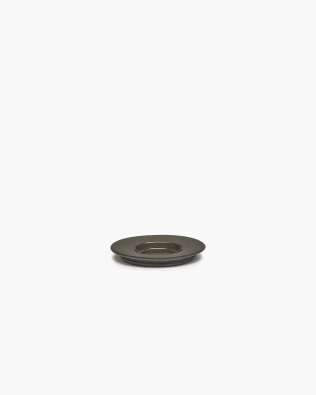 Serax Dune Slate podšálek espresso tmavý porcelán