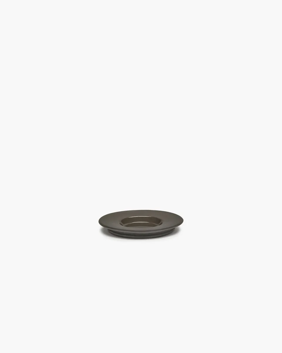 Serax Dune Slate podšálek espresso tmavý porcelán