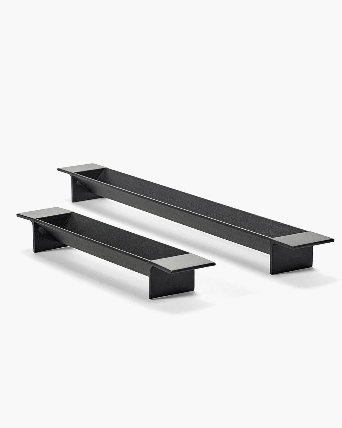 Serax L-Tray podnos L ocelový černý