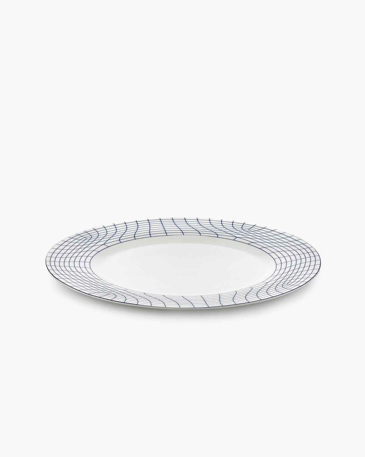 Serax Nido 01 jídelní talíř bílo-modrý porcelán