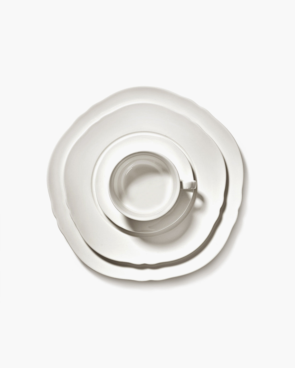 Serax Silhouette šálek na espresso bílý porcelán