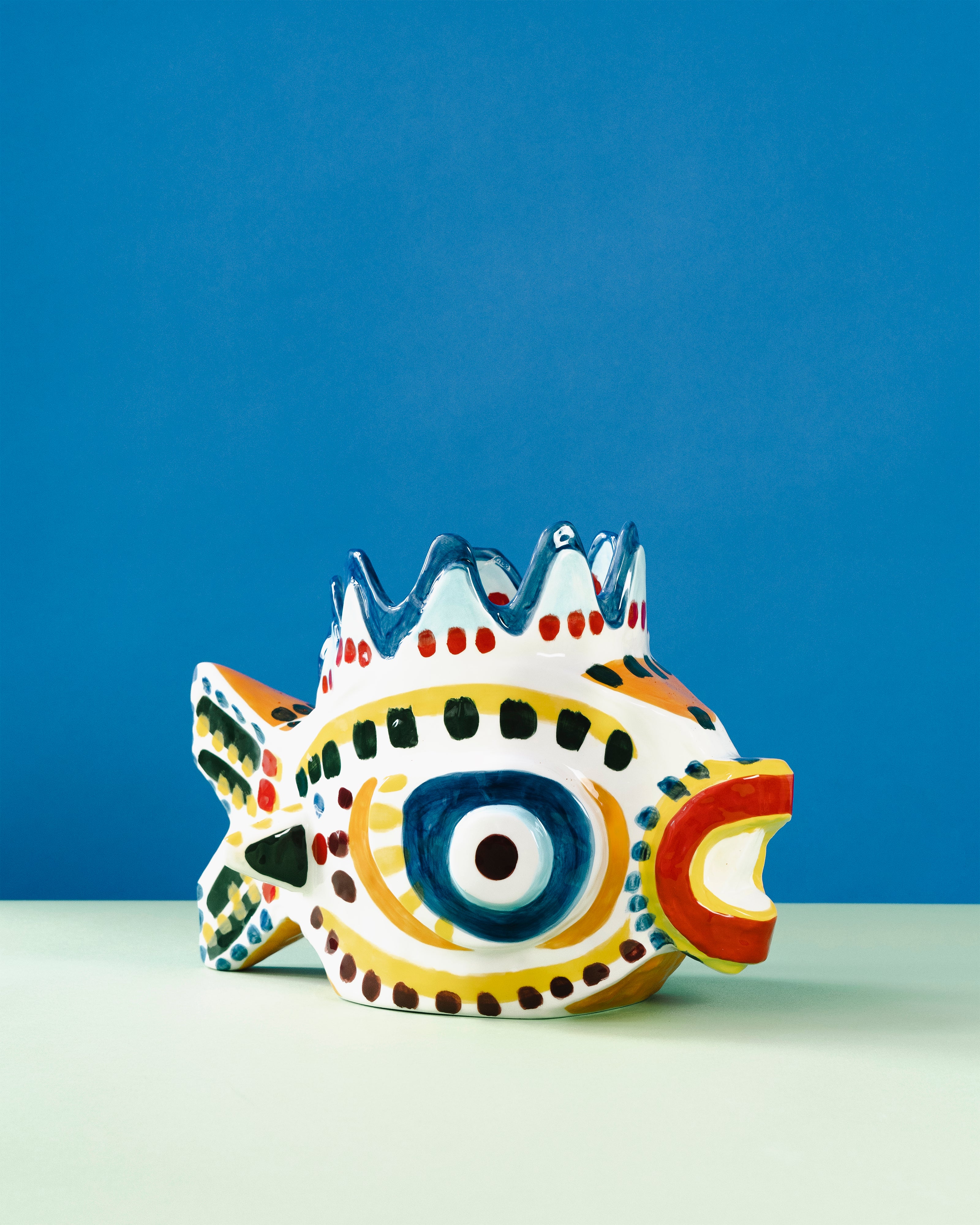 Serax Sicily Vase 01 váza mix kamenina ryba