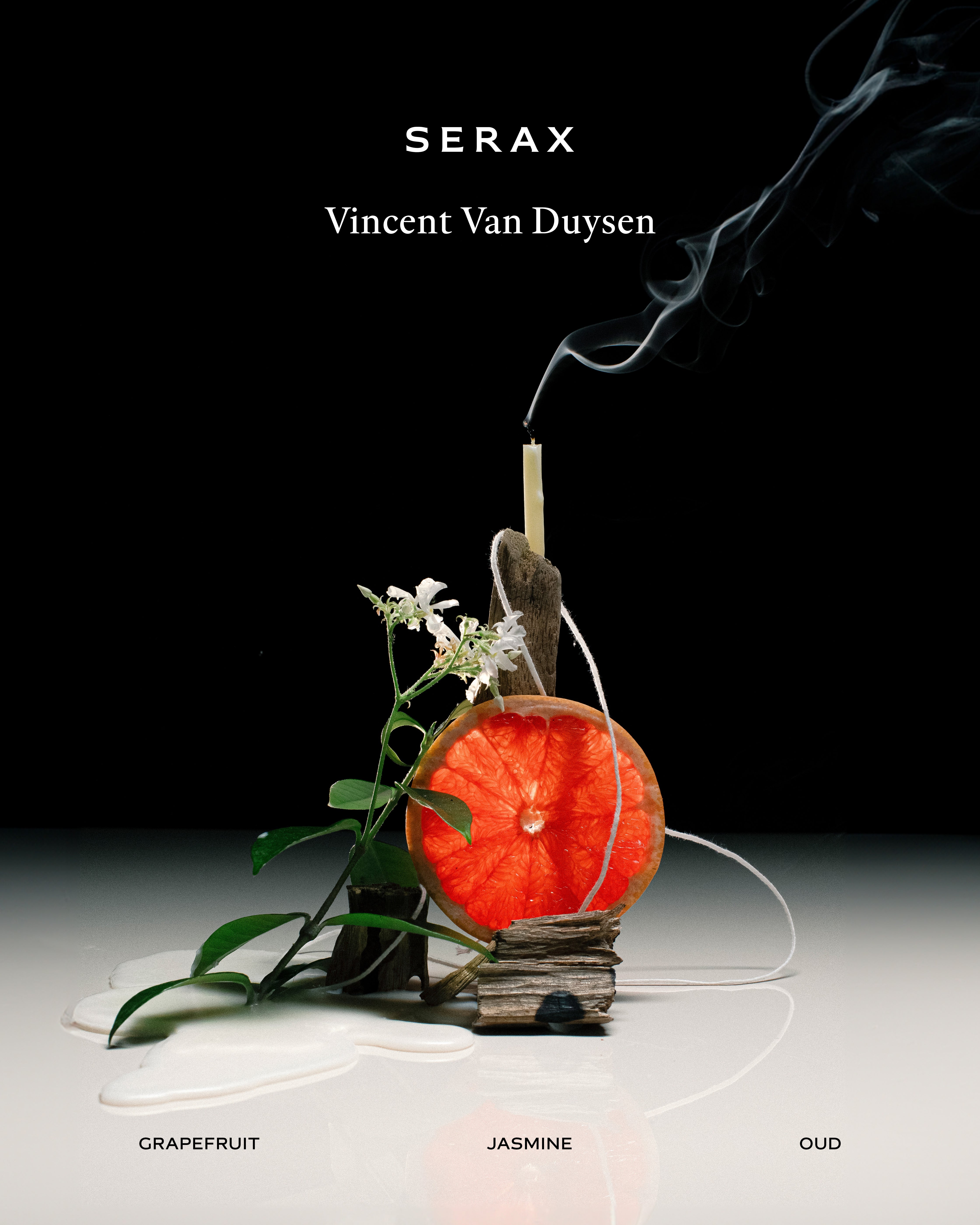 Serax Panarea XS vonná svíčka tmavě modrá 205 g