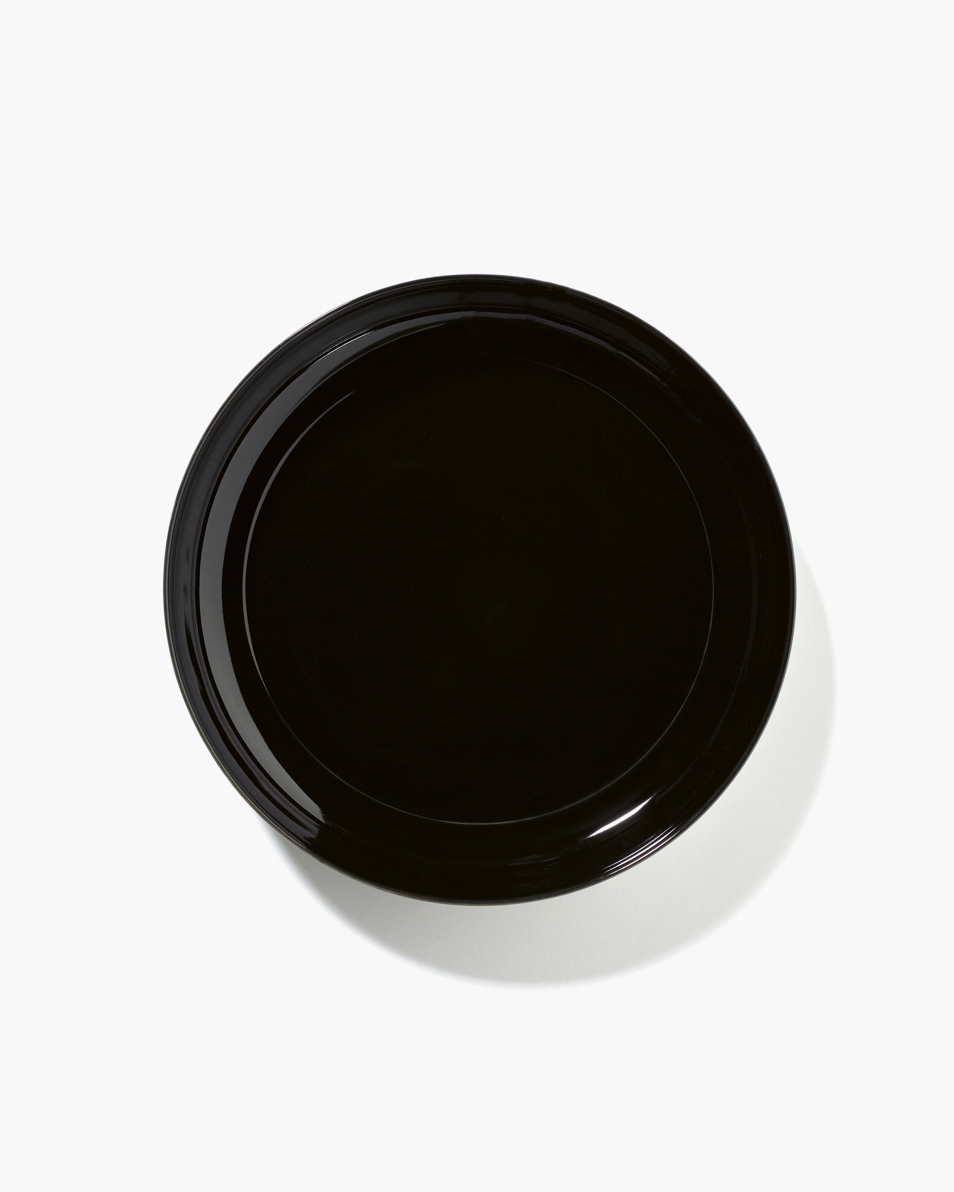 Serax Dé hluboký talíř XL bílo-černý porcelán