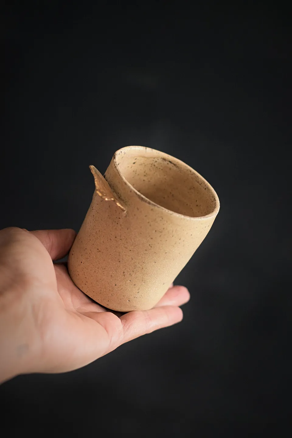 Terra Ceramics Prague Enya šálek espresso 150 ml satin sand
