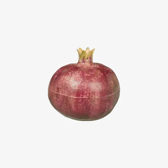 Augarten Pomegranate Box porcelánová dóza červená