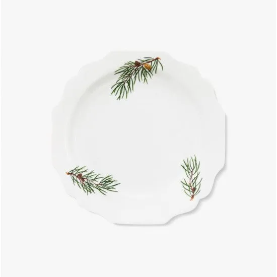 Augarten Belvedere polévkový talíř 25 cm zelený porcelán