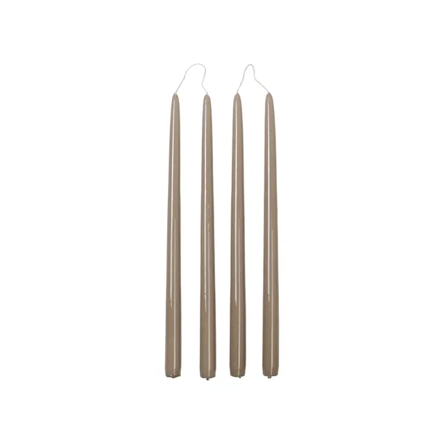 Broste Copenhagen Smooth Glossy Taper Candle svíčka lesklá