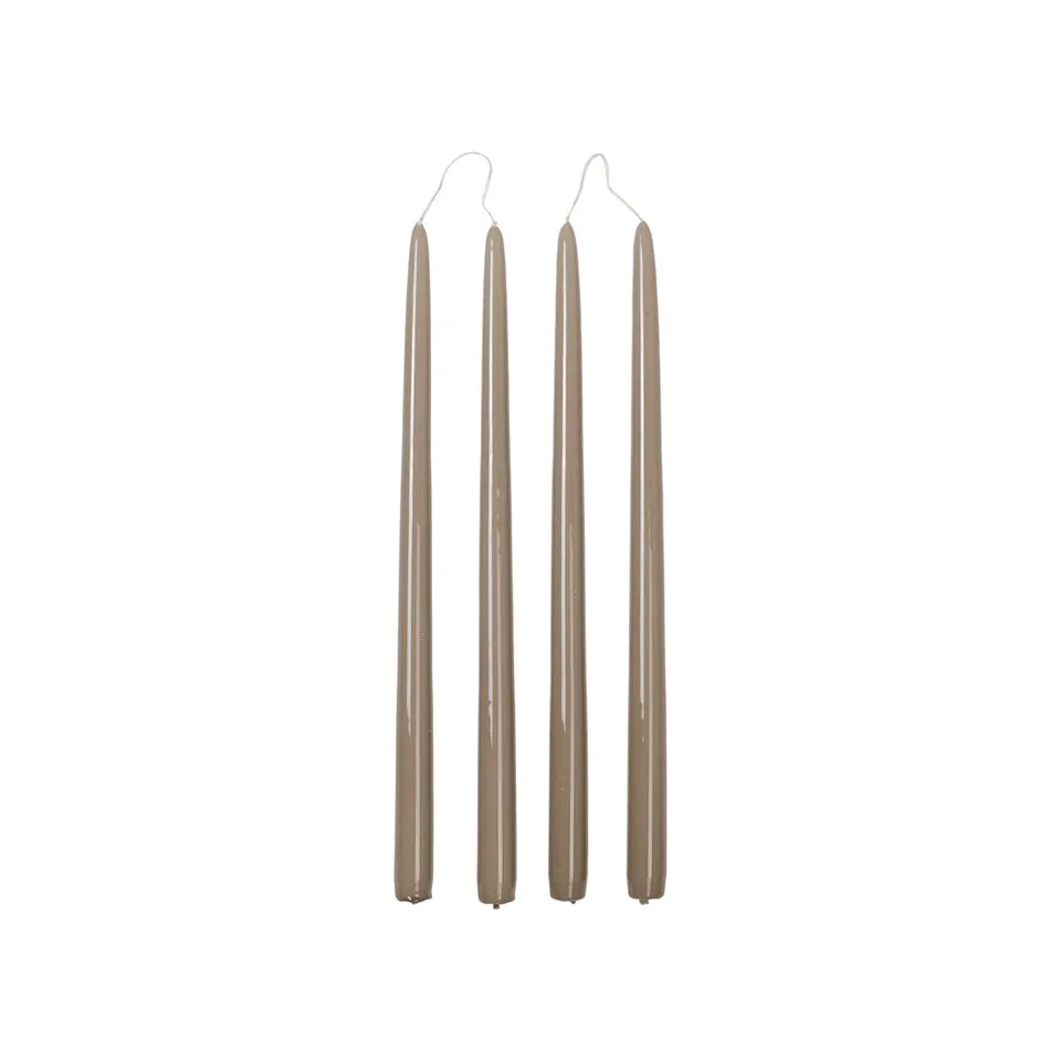 Broste Copenhagen Smooth Glossy Taper Candle svíčka lesklá