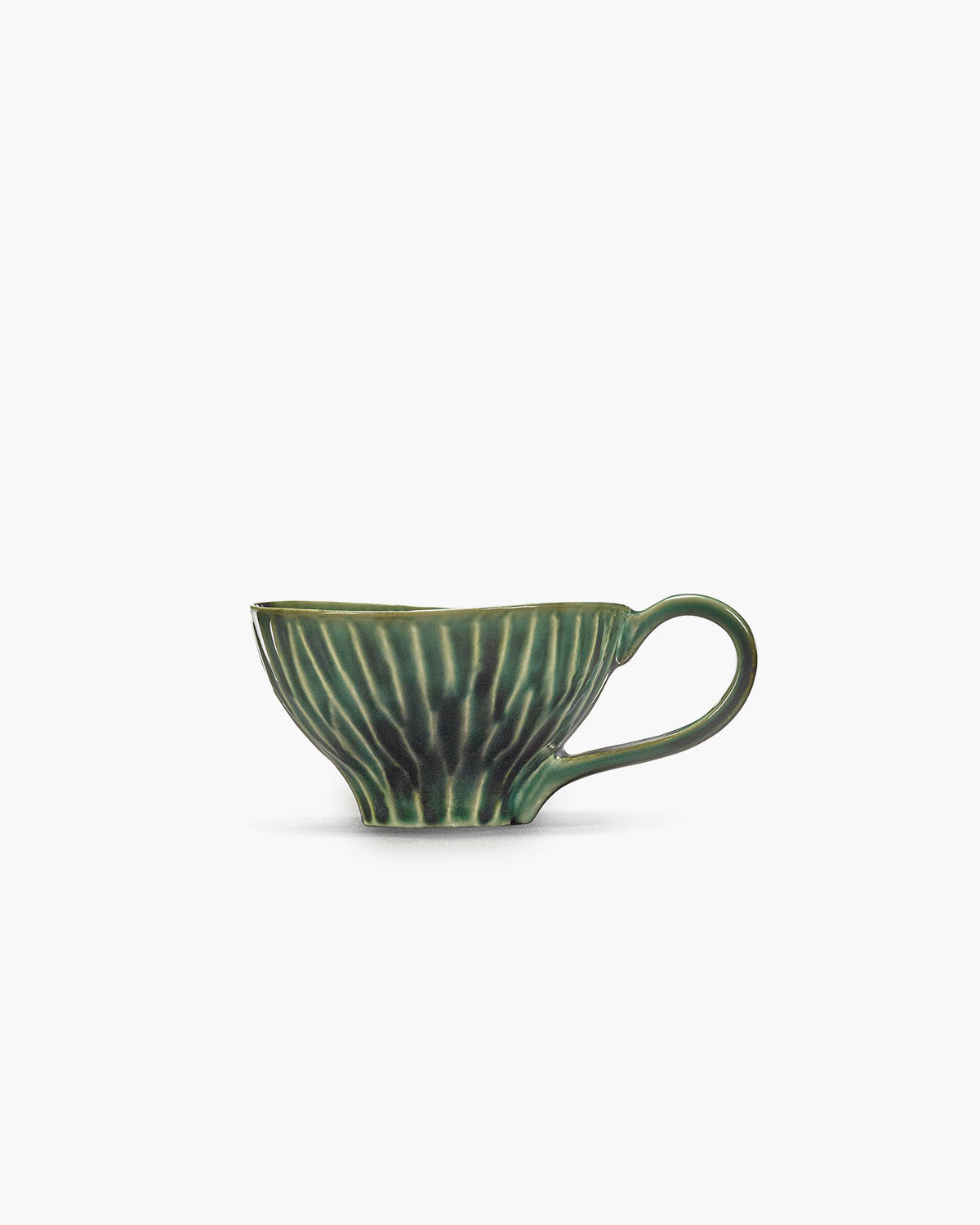 Serax Verde Lanza šálek na cappuccino zelený keramika