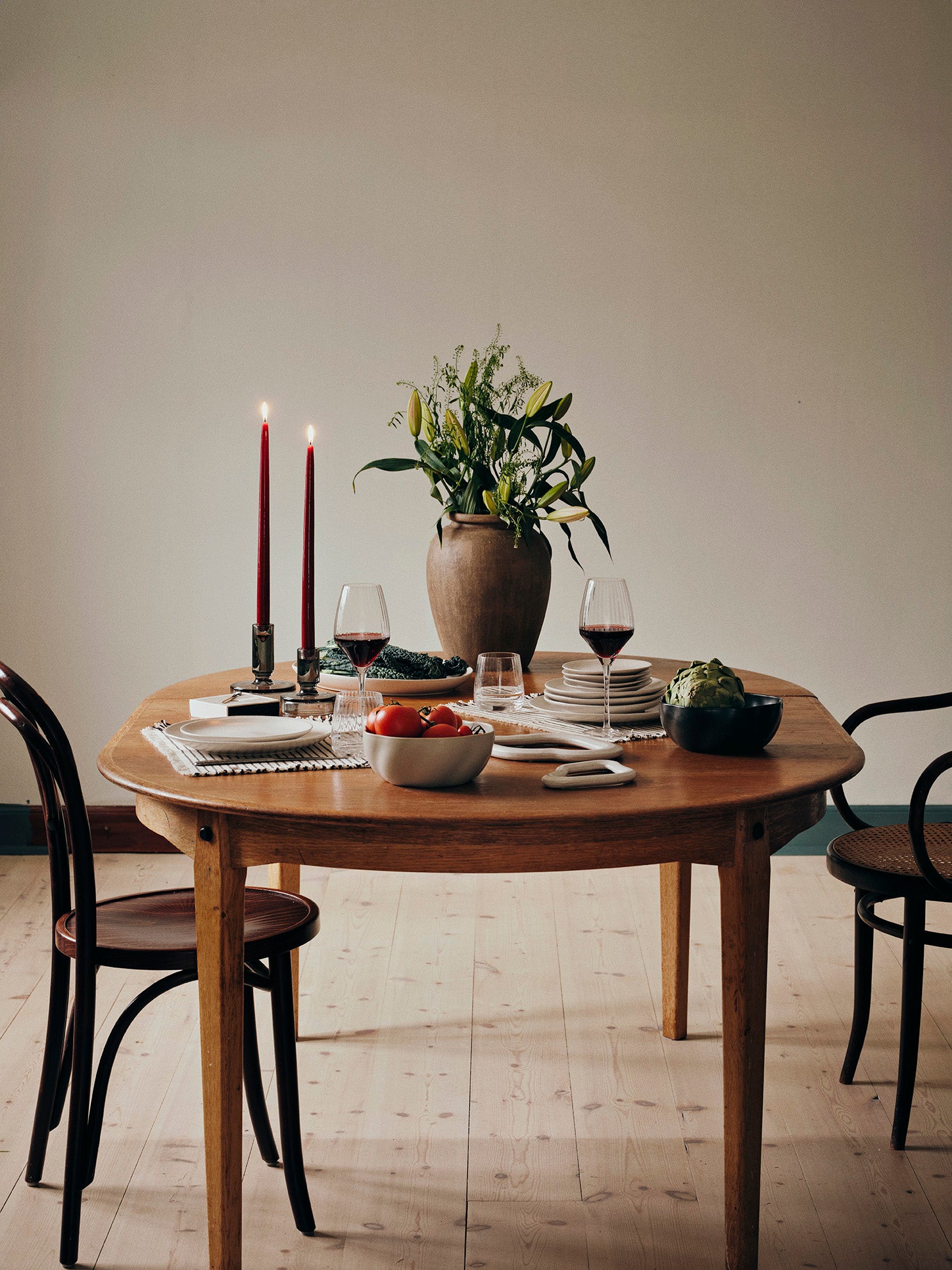 Broste Copenhagen Uma váza kameninová písková