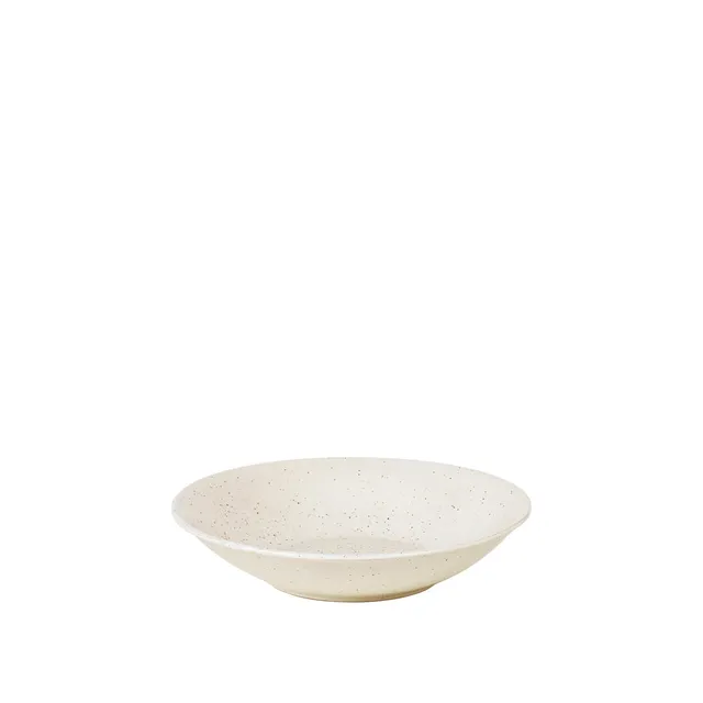 Broste Copenhagen Nordic Vanilla hluboký talíř kameninový
