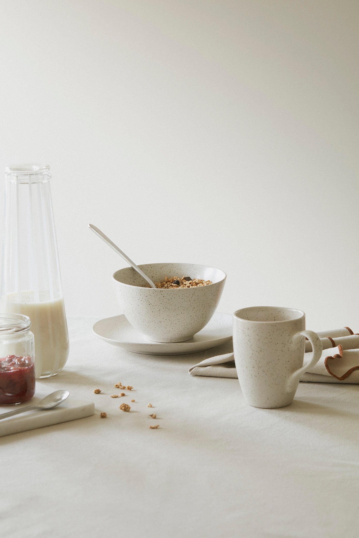 Broste Copenhagen Nordic Vanilla snídaňová sada pro 4