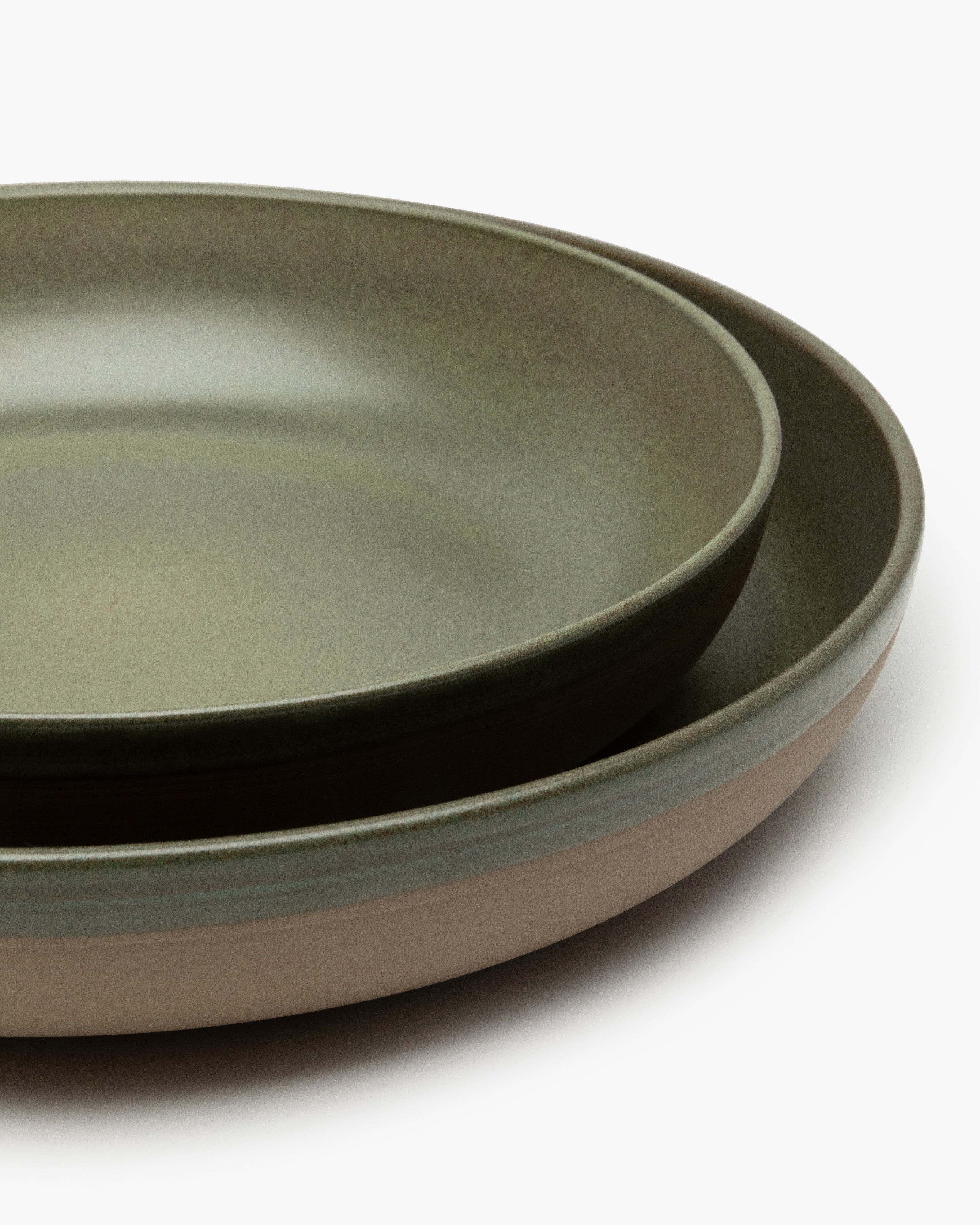 Serax Surface servírovací talíř zelený camo