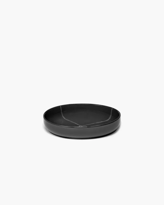 Serax Zuma hluboký talíř S šedý porcelán
