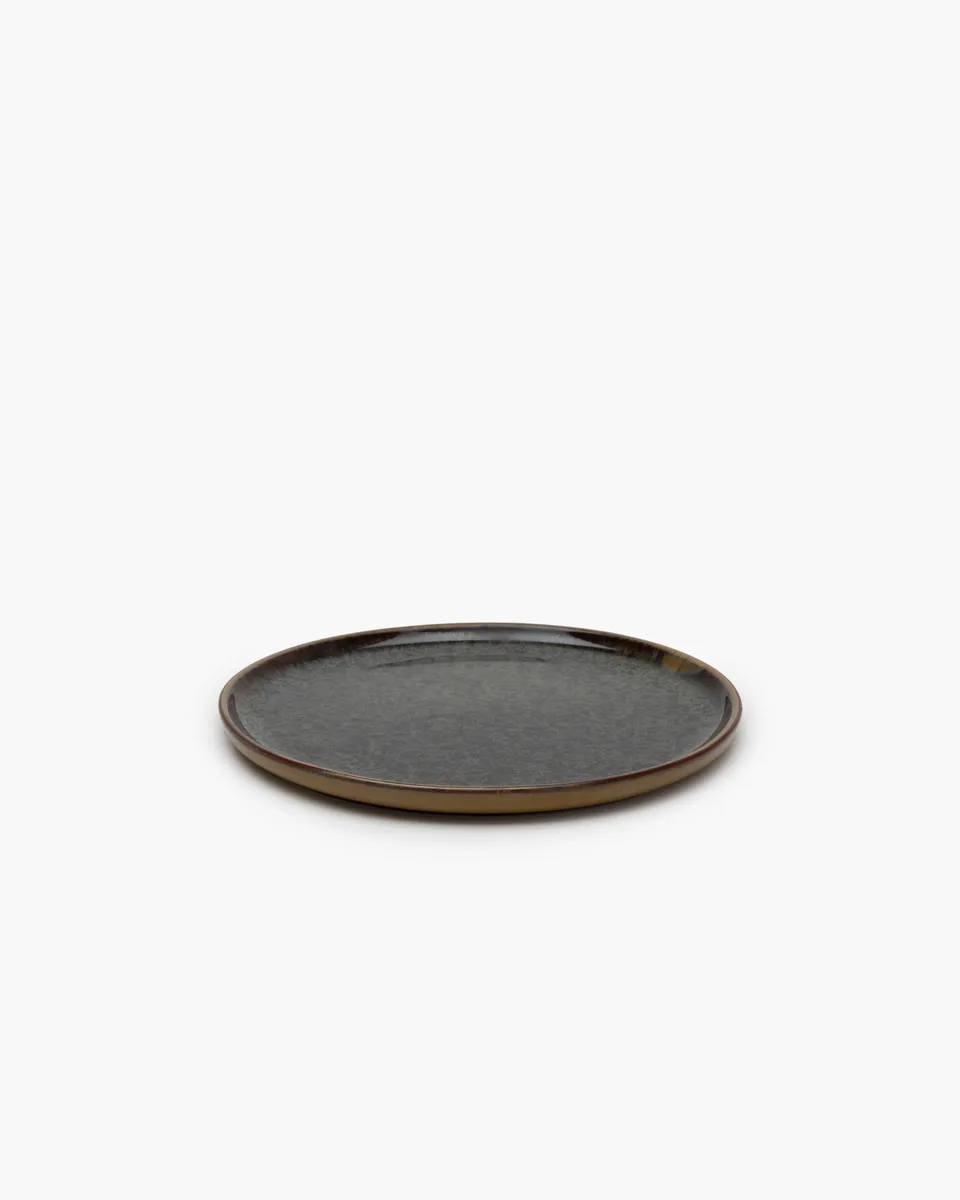 Serax Surface dezertní talíř šedý kameninový