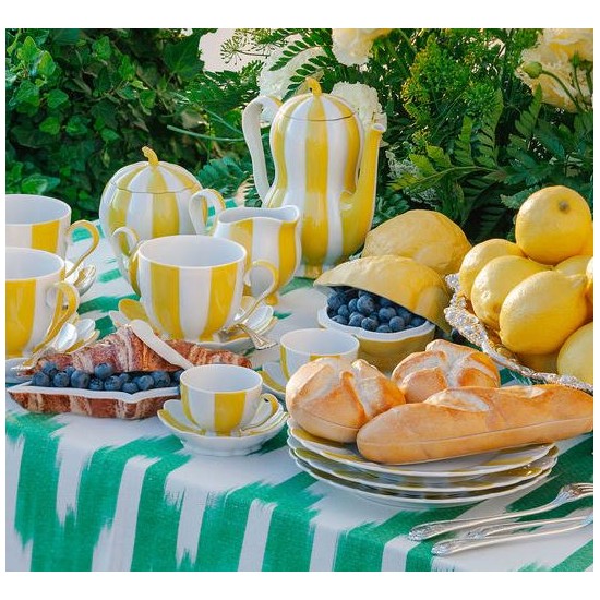 Augarten Melon konvice na kávu bílá porcelánová