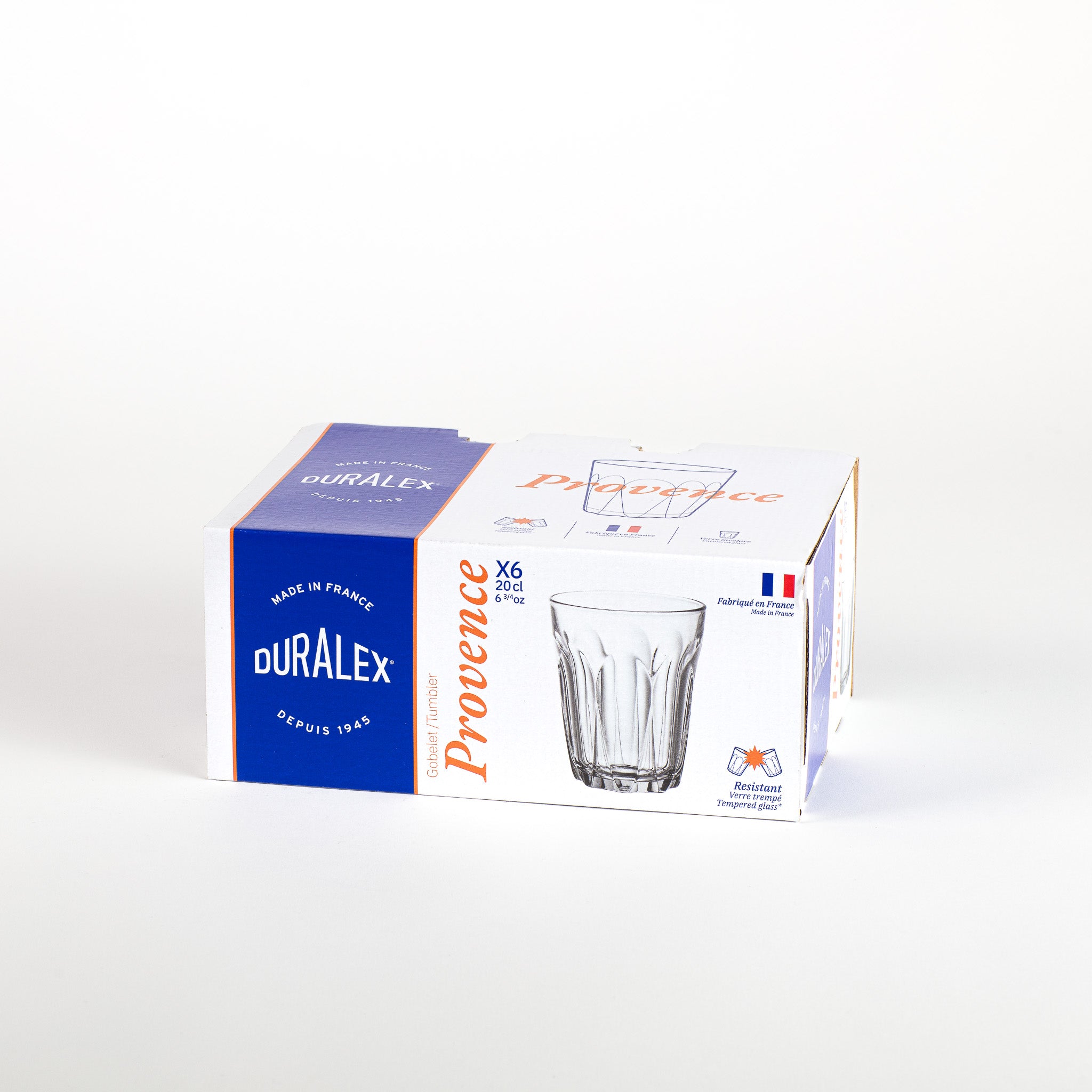 Duralex Provence sklenice 20 cl čiré 6 ks