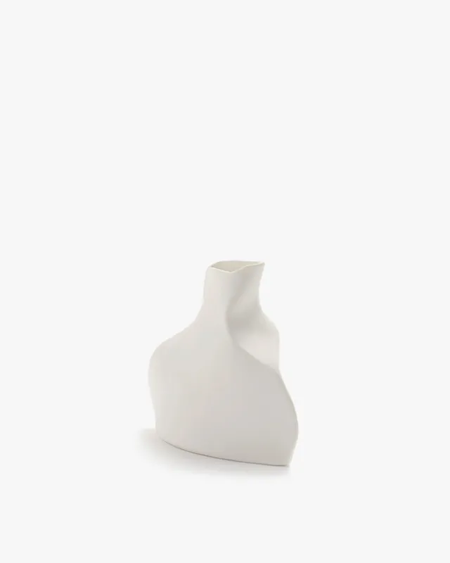 Serax Perfect Imperfection porcelánová váza bílá