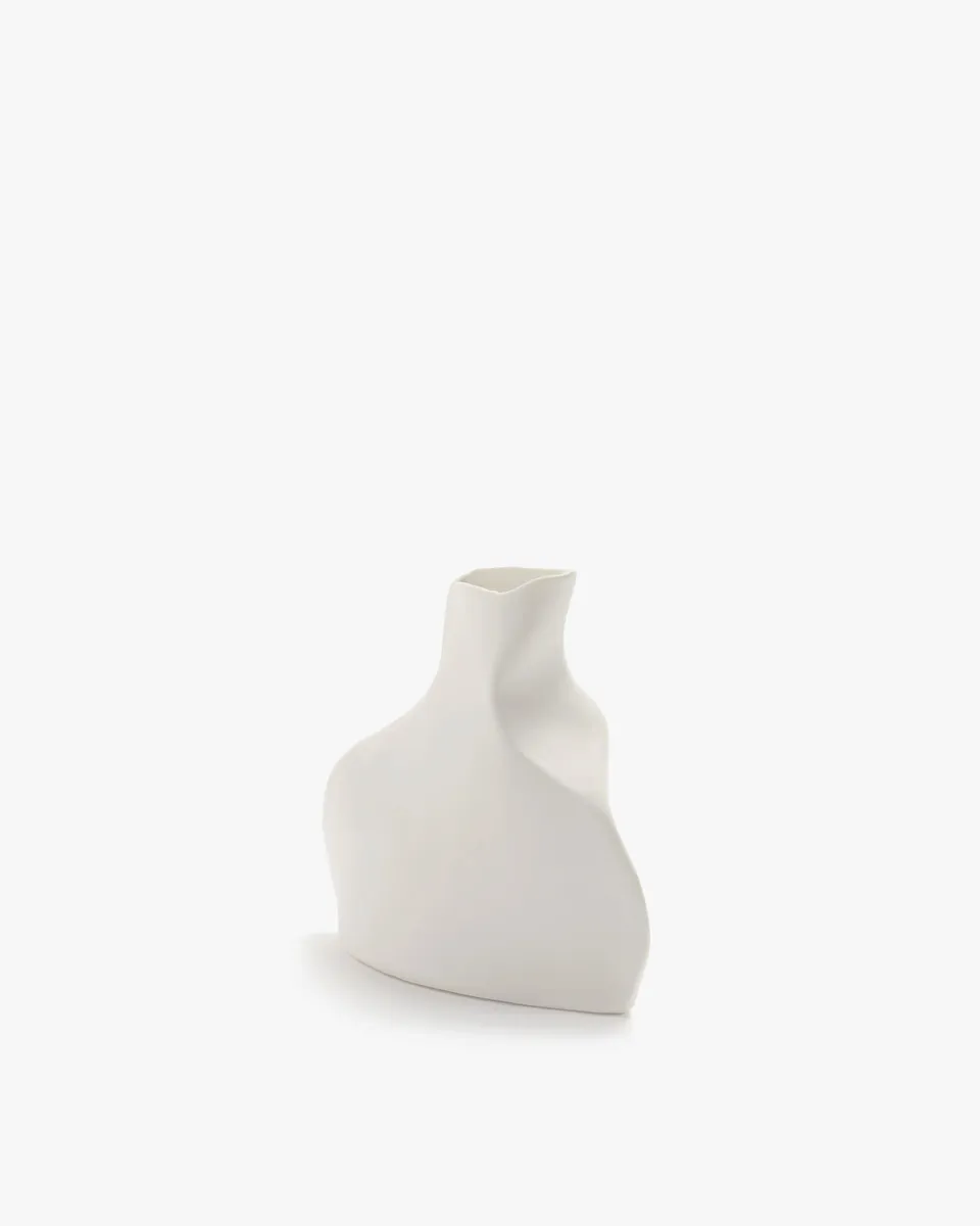 Serax Perfect Imperfection porcelánová váza bílá