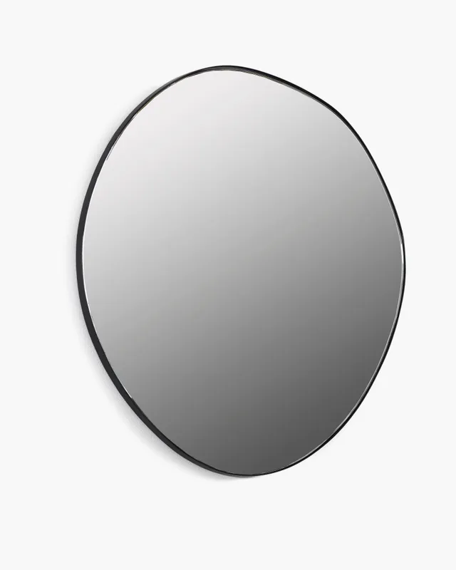 Serax Marie Mirror M zrcadlo černé organický tvar