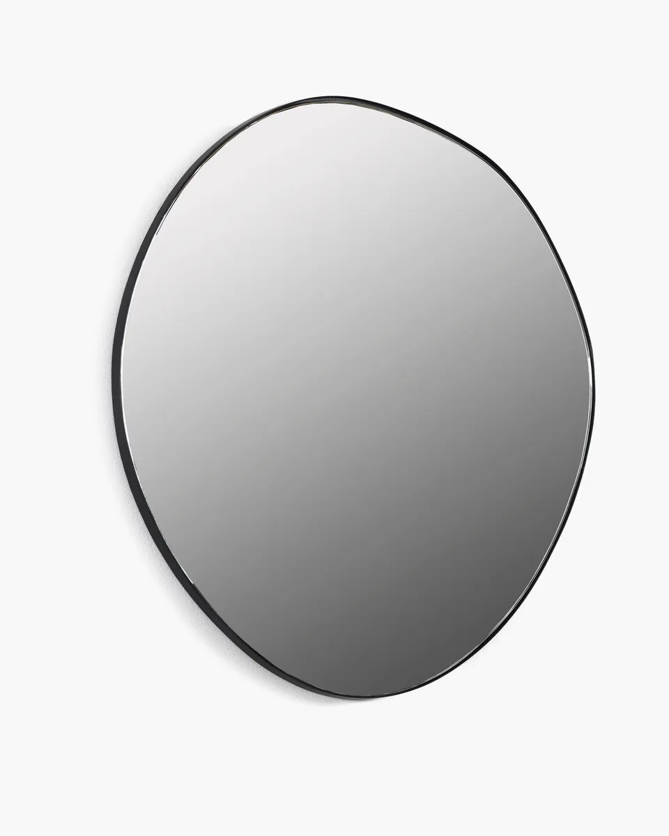 Serax Marie Mirror M zrcadlo černé organický tvar