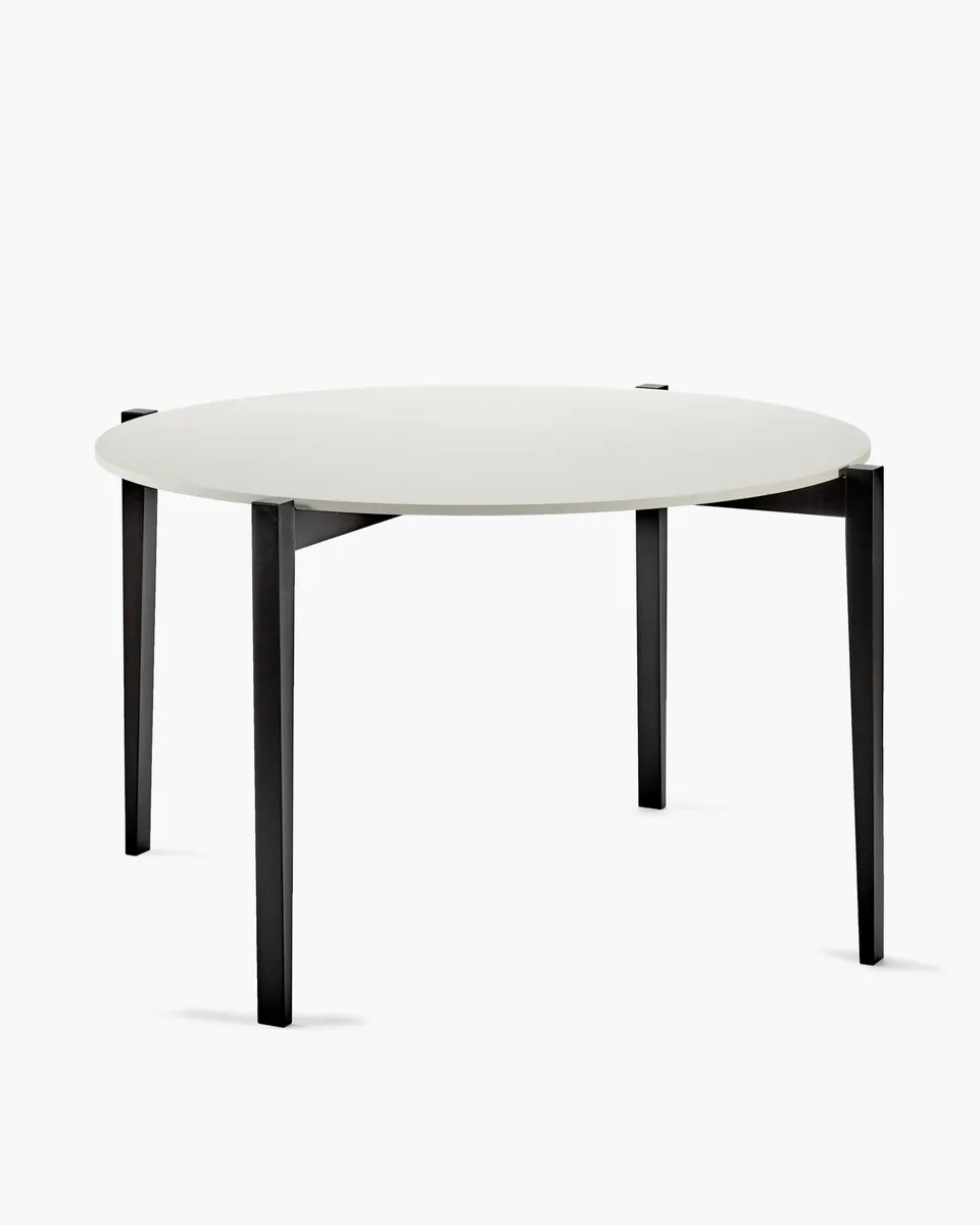 Serax Eloïs kulatý stůl buk černá/bílá 122 cm
