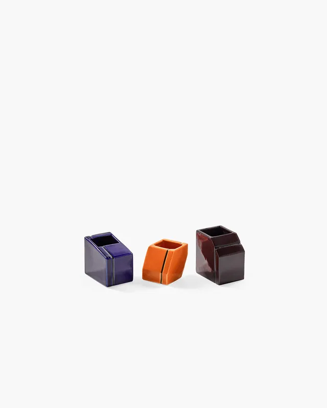 Serax Silos mini ass/3 mix vázy sada 3 ks porcelán