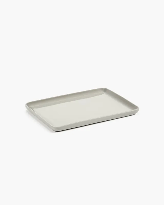 Serax Cose Tray M podnos béžový matný porcelán