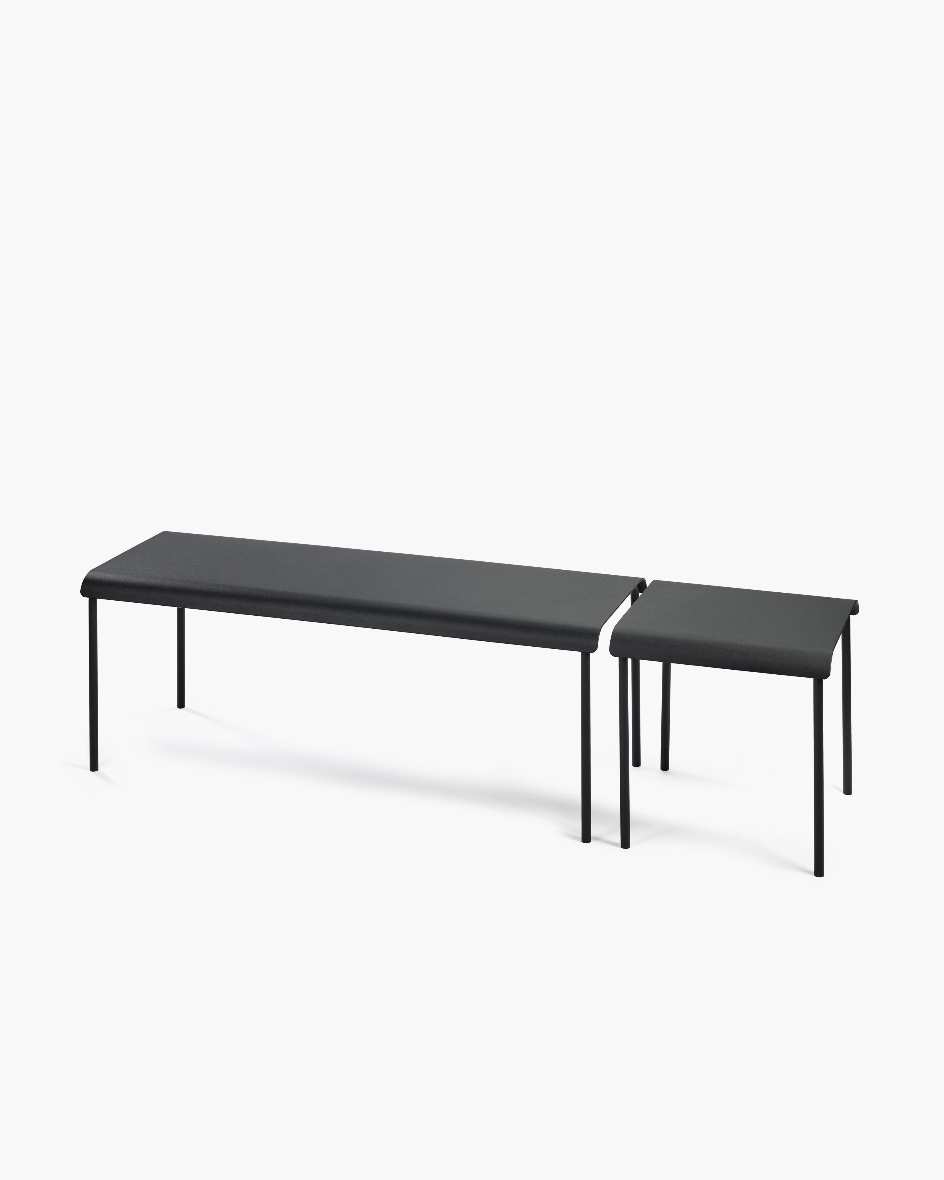Serax August Bench lavice černá hliníková