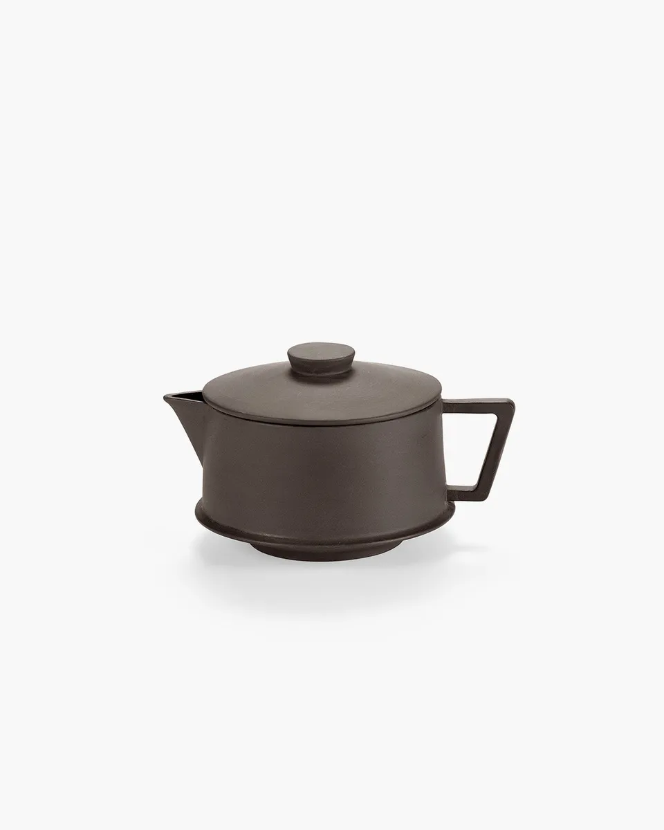Serax Dune Slate konvice tmavě hnědá porcelán