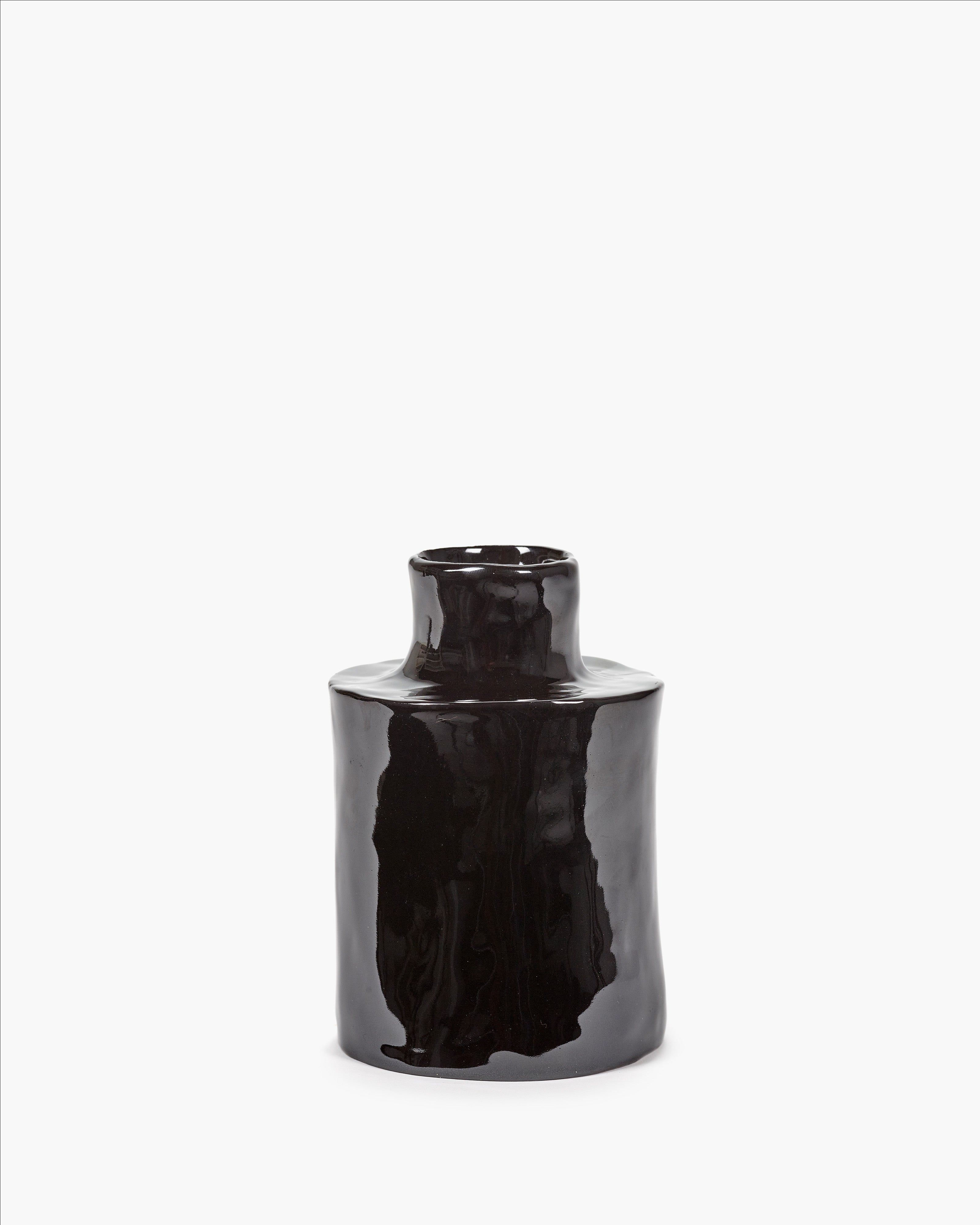 Serax Héléna Marie Vase 4 váza černá keramická