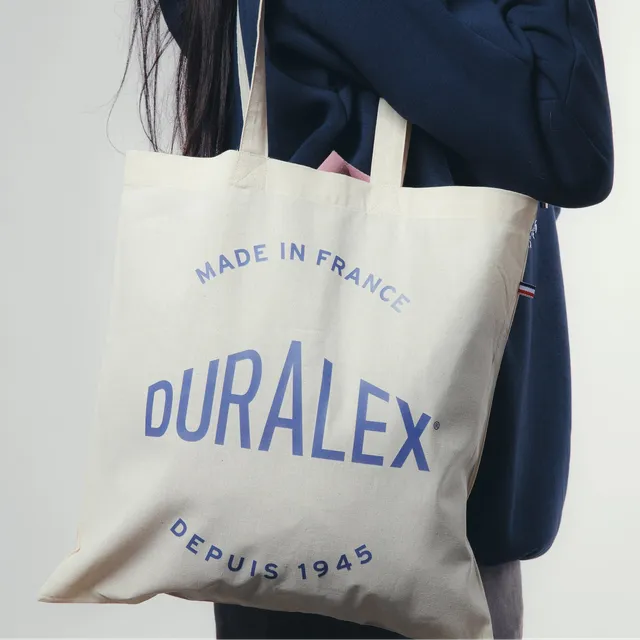 Duralex tote bag plátěná taška ecru