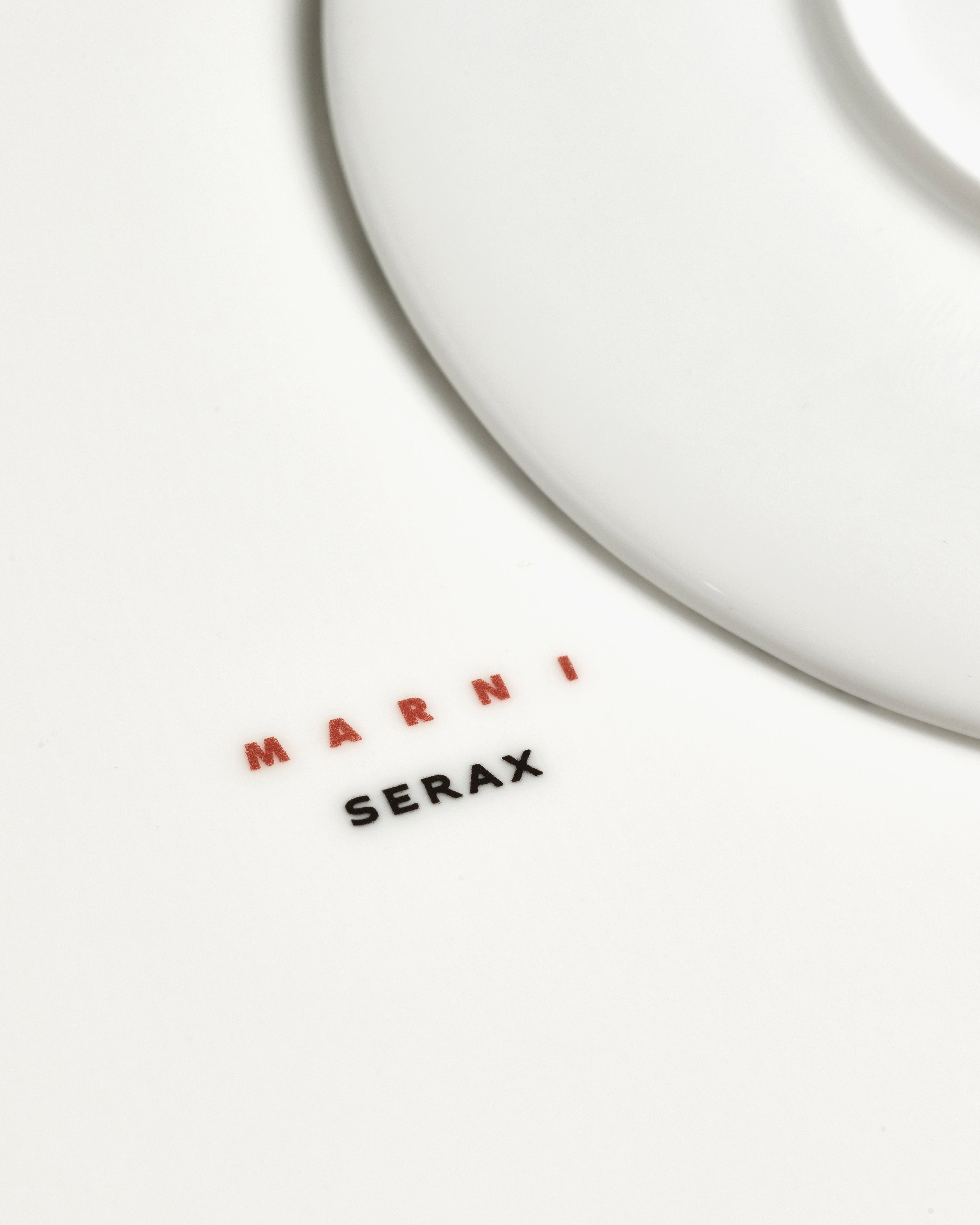 Serax Midnight Flowers podšálek milk porcelán