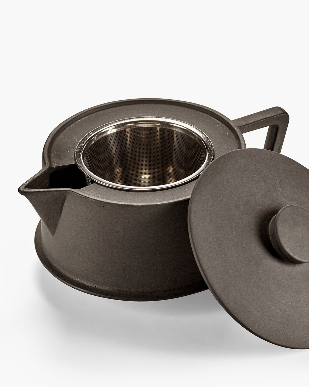 Serax Dune Slate konvice tmavě hnědá porcelán