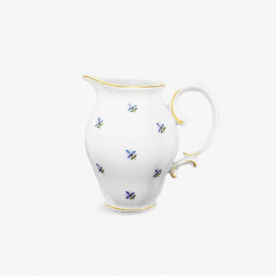 Augarten Mozart mléčenka vysoká bílá porcelánová