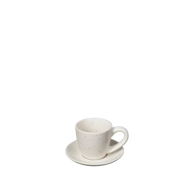 Broste Copenhagen Nordic Vanilla Espresso hrnek s podšálkem keramický