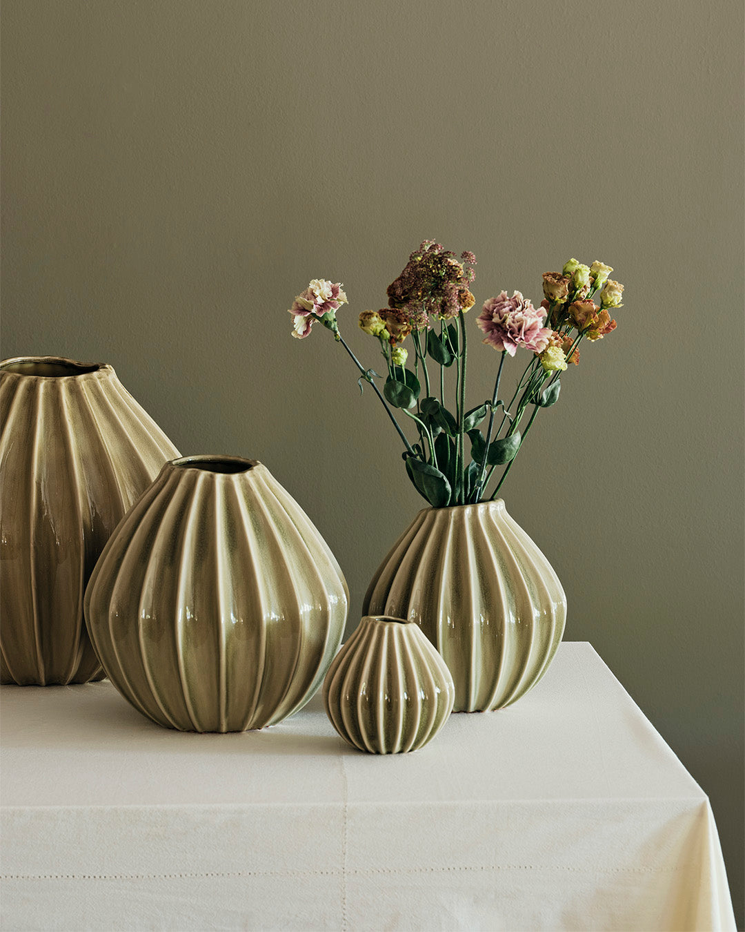 Broste Copenhagen Wide Vase XL váza keramická