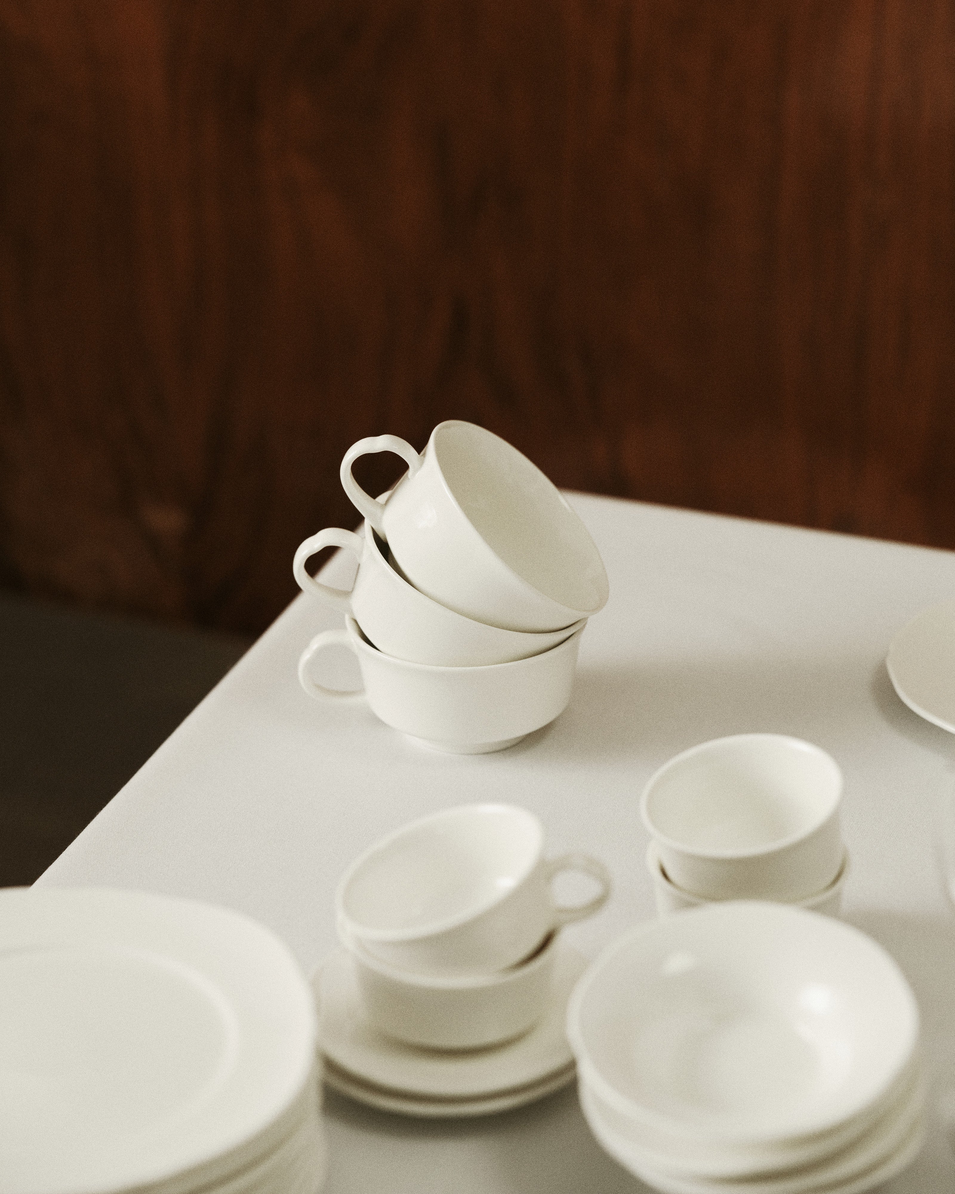 Serax Silhouette šálek na kávu bílý porcelán