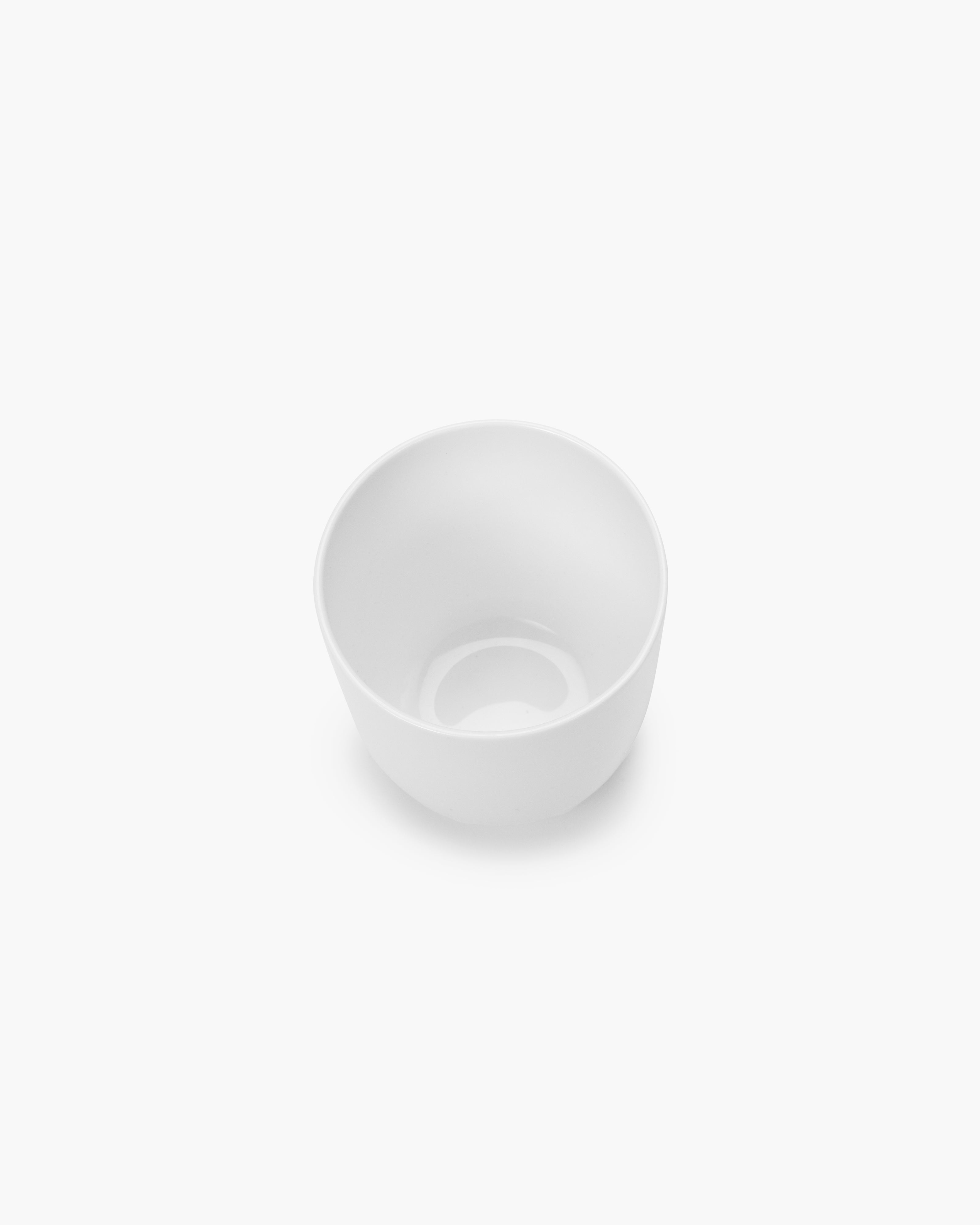 Serax Base šálek na čaj bez ucha bílý porcelán