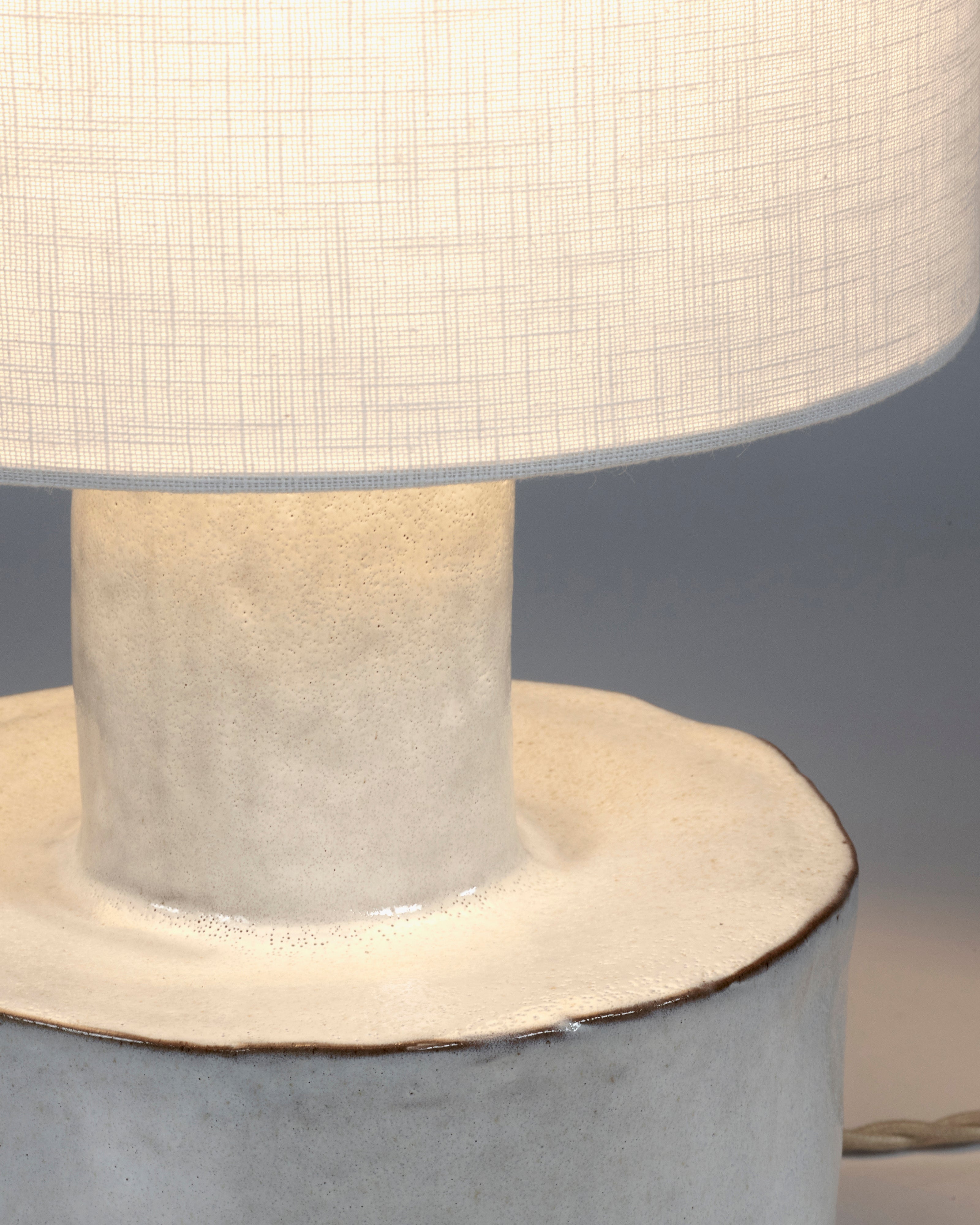 Serax Catherine stolní lampa bílá glazovaná